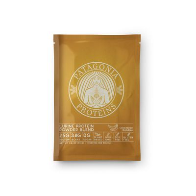 Vegan Protein Harvested in Patagonia, 25g, 110 Cal, 3.8g BCAAs, Plant-Based, Non-GMO, Sugar Free, Soy Free, Gluten Free (Cavendish Banana, 1 Serving)