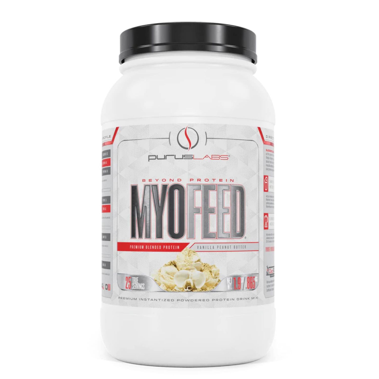 Purus Labs MYOFEED Protein Powder, 25 Servings (Vanilla Peanut Butter)
