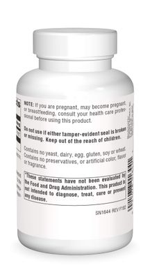 Source Naturals L-Glutamine - Free Form Amino Acid That Supports Metabolic Energy - 100 Capsules