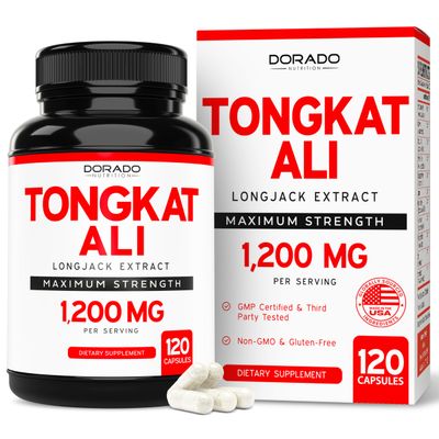 Tongkat Ali For Men (Longjack) Eurycoma Longifolia Extract 1200mg Per Serving, 120 Capsules - Longjack Tongkat Ali for Men&#39;s Health &amp; Vitality Support - Third Party Tested, USA Made &amp; Non-GMO