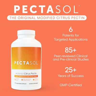 PectaSol Modified Citrus Pectin - 270 Capsules - Total-Body Health Supplement to Support the Heart, Immune System, Inflammation Response &amp; Healthy Aging + Maintain Healthy Galectin-3 Levels