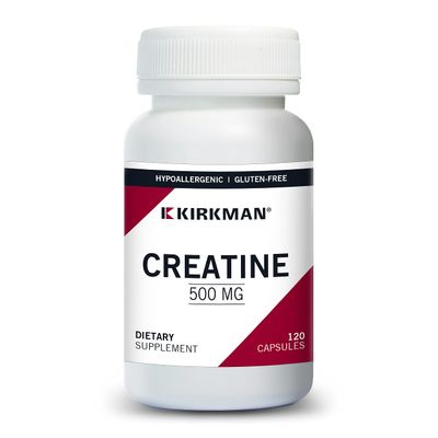 Kirkman Creatine 500 mg - Hypoallergenic | 120 Vegetarian Capsules | Amino Acid