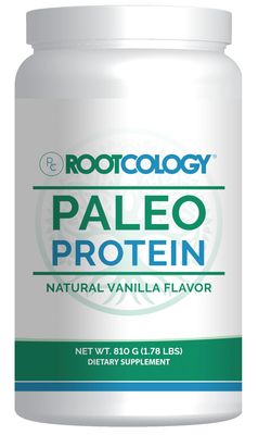 Rootcology by Dr. Izabella Wentz Vanilla Paleo Protein | Hydrolyzed Beef Protein Powder 21g Protein per Serving with MCT &amp; Stevia | Dairy-Free and Soy-Free | 30 Servings