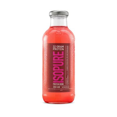 Isopure Zero Carb 32g Protein Ready-to-Drink, Whey Protein Isolate, Alpine Punch, 16 Fl Oz (12 Bottles)