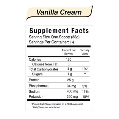 TradeKing 1 lb Egg White Protein Powder by Source Nutrition - 25 Grams Protein, Build Lean Muscle, Dairy Free - Vanilla Cream