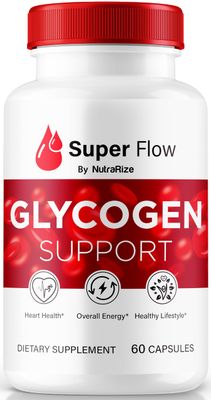 NutraRize Super Flow Glycogen, SuperFlow Glycogen Support Capsules, Super Flow Glyco Optimizer, Official SuperFlow Glyco Optimiser Capsules, Super Flow Detox Cleanse, Super Flow Glycol (60 Capsules)
