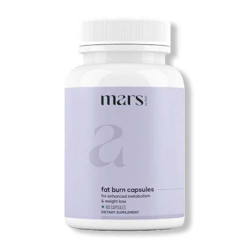 mars by GHC Fat Burn Capsules: Weight Loss Pills, Formulated with Psyllium Husk, Moringa &amp; Dandelion Root, Supplements for Weight Management &amp; Boosting Metabolism