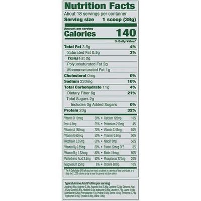 Vega Organic All-in-One Vegan Protein Powder, French Vanilla -Superfood Ingredients, Vitamins for Immunity Support, Keto Friendly, Pea Protein for Women & Men, 1 lbs (Packaging May Vary)