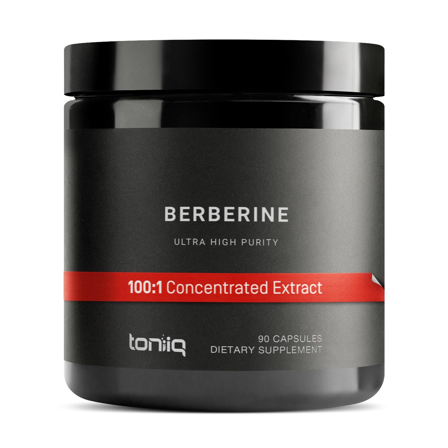 Toniiq Ultra High Strength Berberine HCl 500mg from The Himalayas - Berberine Supplement - 97% Tested Purity Extract - Wild Harvested - Concentrated Berberine 500mg Supplements -90 Veggie Capsules