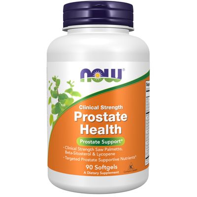 NOW Supplements, Prostate Health, Clinical Strength Saw Palmetto, Beta-Sitosterol &amp; Lycopene, 90 Softgels