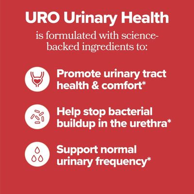 O Positiv URO Urinary Tract Health Supplement for Women, 60 Count (Pack of 1) - Urinary Support Vitamins with Pacran Complete Cranberry Extract, D-Mannose, &amp; Vitamin C - Vegan &amp; Gluten-Free