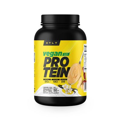 Vegan Protein by HTLT | Plant Based Protein Powder | Pea &amp; Rice Protein Powder Blend | for High-Protein Shakes and Baked Treats, (Vanilla Peanut Butter)