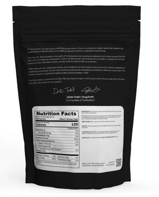 True Nutrition Pea Protein Powder Isolate - 25g Non-GMO Vegan Protein Powder per Serving - Low Carb, Low Fat, High Leucine - Gluten Free, Dairy Free, Soy Free - Chocolate Fudge Brownie - 1LB