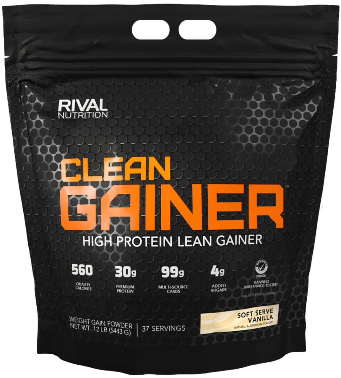 Rival Nutrition Clean Gainer - Creamy Vanilla 12lb