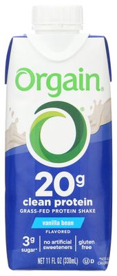 Orgain Whey Protein Shake Vanilla Bean, 11 oz