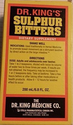 DR.KING&#39;S Sulphur Bitters Dietary Supplement 200ml by DR KING&#39;S by Dr. King&#39;s