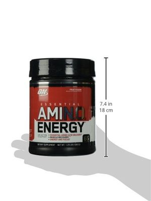Optimum Nutrition Essential Amino Energy with Green Tea and Green Coffee Extract, Flavor: Fruit Fusion, 65 Servings