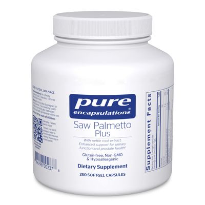 Pure Encapsulations Saw Palmetto Plus | with Nettle Root Extract to Support Urinary Function | 250 Softgel Capsules