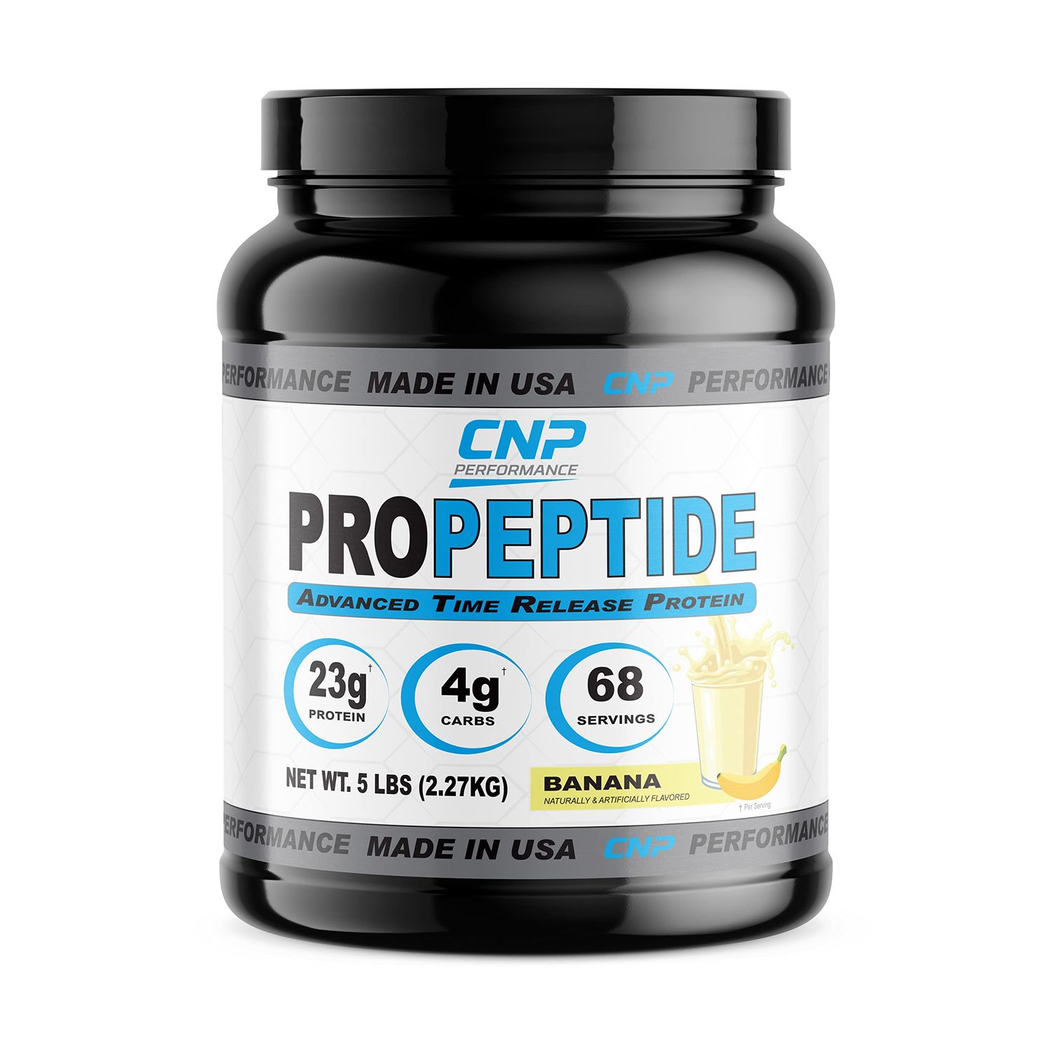 CNP ProPeptide, Professional Grade Protein Powder, Advanced Nutrition Supplement (Banana, 5 Pound)