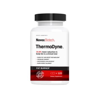 Novex Biotech ThermoDyne - Thermogenic Fat Burner - Appetite Suppressant - Metabolism Boost - Burn Calories - Energy Booster - Improve Focus - Fat Burning Pills - Promote Lean Muscle Tone - 120 Pills
