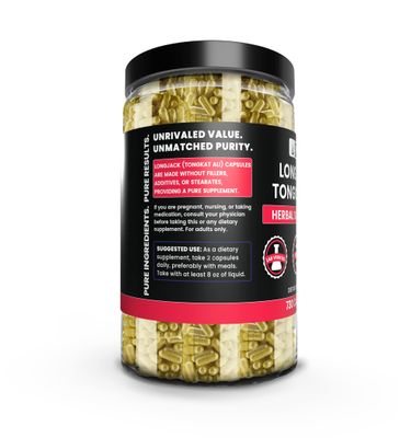 Pure Original Ingredients Longjack (Tongkat Ali) (730 Capsules) No Magnesium Or Rice Fillers, Always Pure, Lab Verified