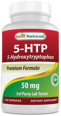 Best Naturals 5-HTP 50 mg 120 Capsules, 5 HTP Capsules Supports Relaxation &amp; restful Sleep