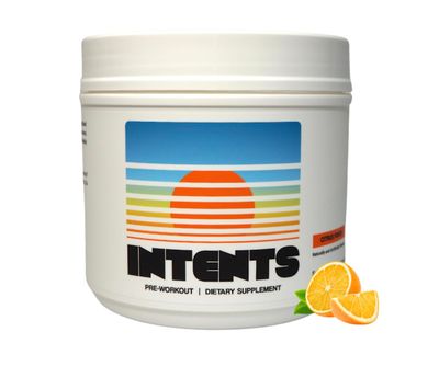 Intents Nutrition Pre workout - Stim Free, Caffeine Free, Energy, Endurance, Focus, Strength