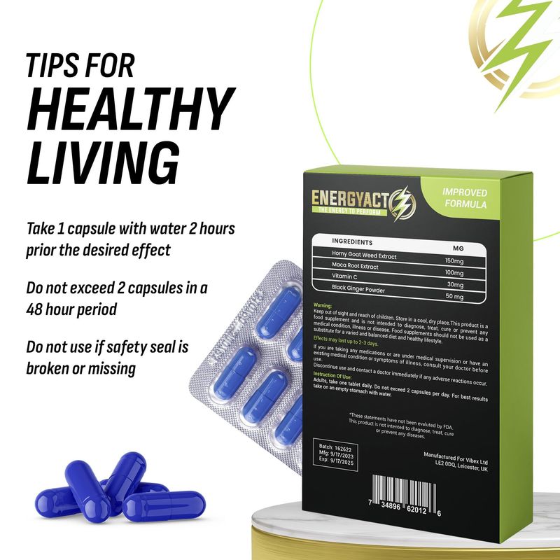 Blended Sports Nutrition for Enhanced Endurance and Energy Power-Up (10 Count)
