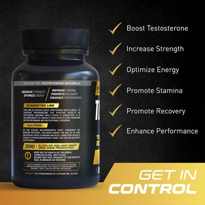 PrimeGENIX Testodren Advanced Testosterone Booster for Men | Natural Stamina, Endurance, Energy &amp; Strength Enhancing Supplement | Lean Muscle Builder | Sports Nutrition Testosterone Booster