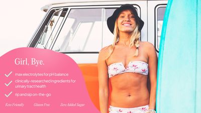 Girl, Bye Cranberry Medley 20 Travel Packs | Fast-Acting Keto UTI Relief &amp; Defense + Urinary Tract Health Drink Mix | pH Balancing | Workout &amp; Intimacy | Essential Minerals | Intermittent Fasting