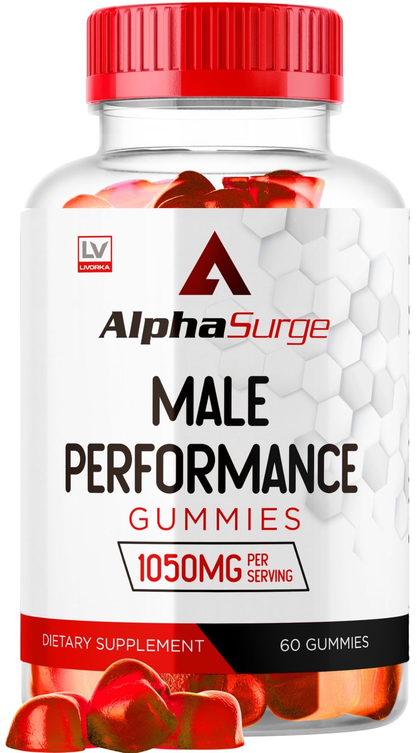 LIVORKA Alpha Surge for Men - Alpha Surge Gummies for Male, Alfa Surge Gummies 1050mg, Alpha Surge XL Gummie, Alphasurge Gummies, Alfa Surge Gummies, Alpha Sugre Male, 60 Gummies for 1 Month