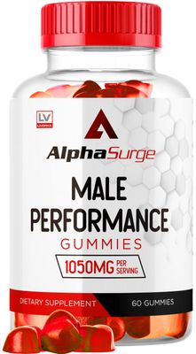 LIVORKA Alpha Surge for Men - Alpha Surge Gummies for Male, Alfa Surge Gummies 1050mg, Alpha Surge XL Gummie, Alphasurge Gummies, Alfa Surge Gummies, Alpha Sugre Male, 60 Gummies for 1 Month