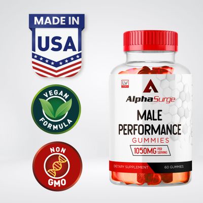 LIVORKA Alpha Surge for Men - Alpha Surge Gummies for Male, Alfa Surge Gummies 1050mg, Alpha Surge XL Gummie, Alphasurge Gummies, Alfa Surge Gummies, Alpha Sugre Male, 60 Gummies for 1 Month