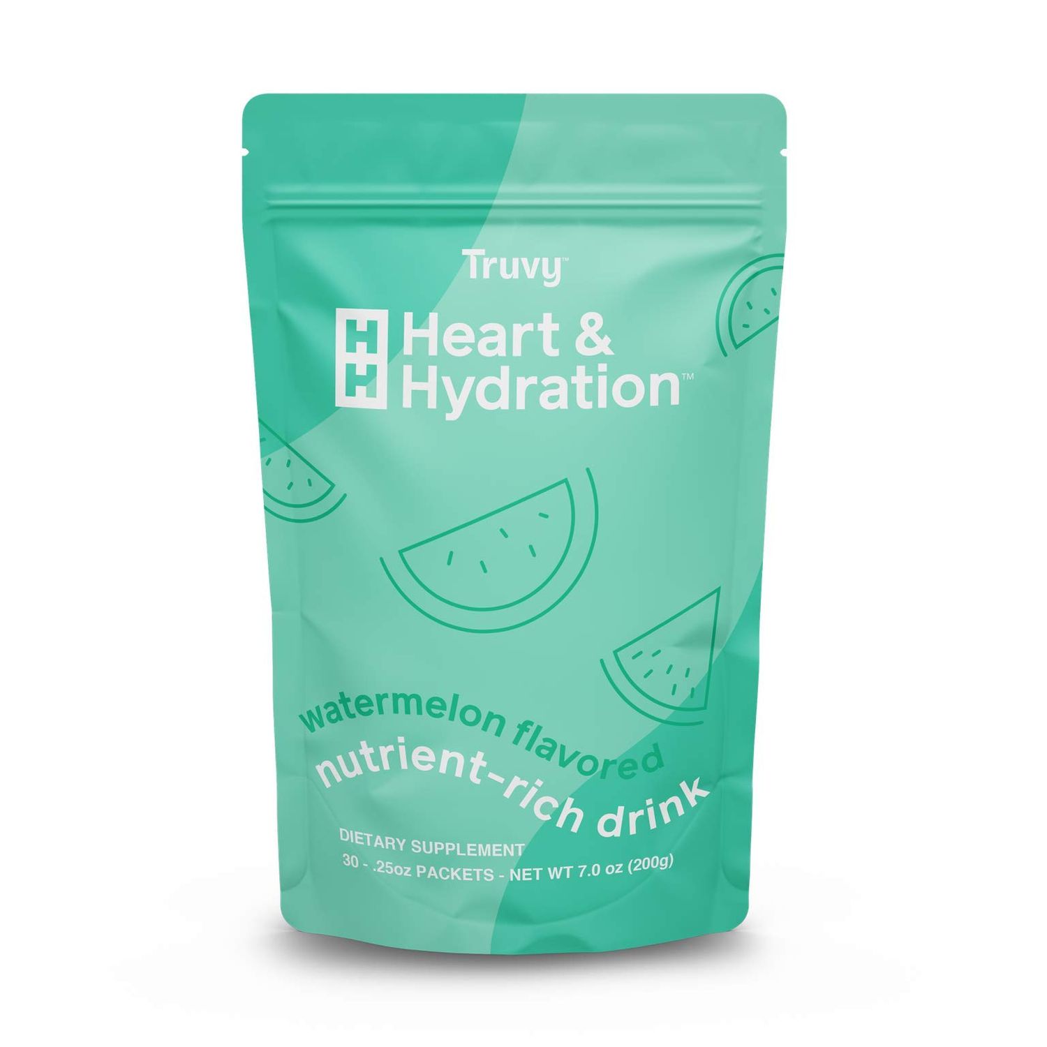 Truvy Heart &amp; Hydration (Watermelon, 30 Packets)