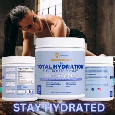 Total Hydration Electrolyte Replacement Mix - Advance Mineral Complex (90 Servings, Unflavored)