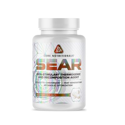 Core Nutritionals SEAR Non-Stimulant Thermogenic and Recomposition Agent 84 Capsules