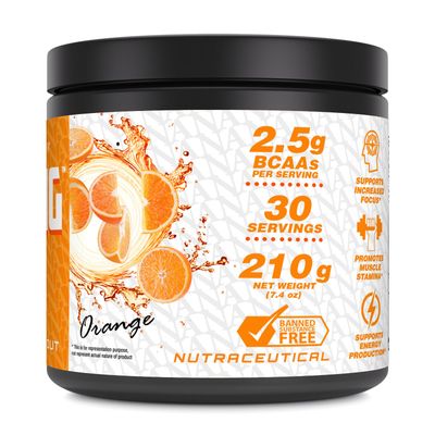 Amazing Nutrition Amazing PRE | Ultimate Pre-Workout Supplement | 30 Servings Powder | 2.5 Grams BCAA Per Serving (30 Servings, Natural Orange)