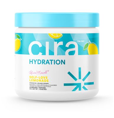 Cira Hydration Electrolyte Powder for Women (45 Servings) x Alicia McCarvell&#39;s Electrolyte Drink Mix with Himalayan Salt for Dehydration Relief - Self Love Lemonade