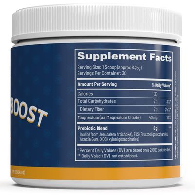 Peak Biome: Peak BioBoost Prebiotic Fiber Supplement for Colon Cleanse - Flavorless Digestive Nutritional Supplements - Easy to Dissolve - No Gluten, Soy or Dairy - 3-Month Supply - 90 Servings