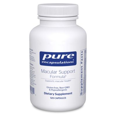 Pure Encapsulations Macular Support Formula | Hypoallergenic Supplement with Enhanced Antioxidant Formula for Healthy Eyes* | 120 Capsules