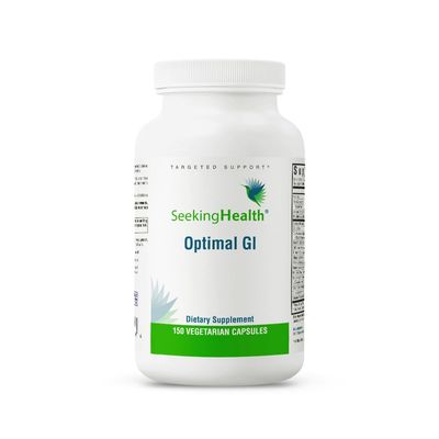 Seeking Health Optimal GI - Digestive &amp; Gastrointestinal Supplement - Digestion Support with N-Acetyl D-Glucosamine &amp; Methylsulfonylmethane - Support GI Barrier with Digestive Support - 150 Capsules