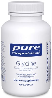 Pure Encapsulations Glycine - Supports Restful Sleep &amp; Liver Detox* - Liver Supplement - Vegan &amp; Gluten-Free - 180 Capsules