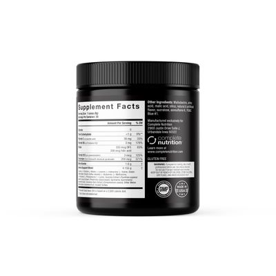 Complete Nutrition Elite Gold Amino Uptake, Blueberry Lemonade, Amino Energy, Hydration, Beta Alanine, Energy Drink, Beta Alanine, L Citrulline, 8.46 oz Tub (30 Servings)