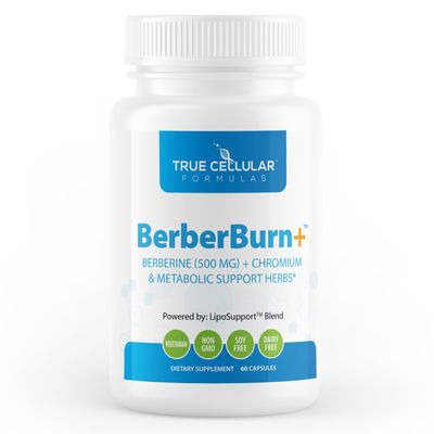 BerberBurn+: Berberine supplement, Magnesium &amp; Chromium Capsules for Daily Wellness &amp; Energy, Boost Vitality and Maintain Balance, Essential Nutrients for Health, 60 Count