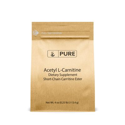 Pure Original Ingredients Acetyl L-Carnitine (4oz) ALCAR, Amino Acid Powder Supplement