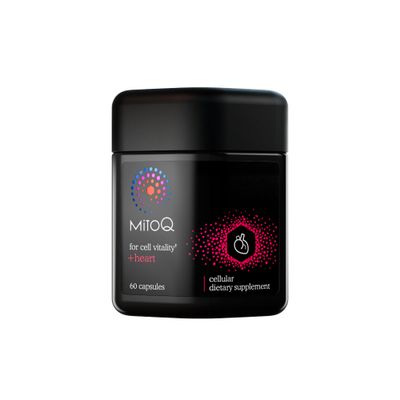 MitoQ +Heart Premium CoQ10 Antioxidant - Contains Mitoquinol Mesylate, Magnesium, L-Carnitine &amp; Vitamin D3 - Supports Cardiovascular and Circulatory Health, &amp; Cell Vitality (60 Capsules)