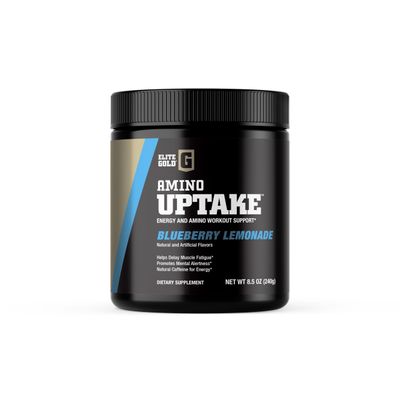 Complete Nutrition Elite Gold Amino Uptake, Blueberry Lemonade, Amino Energy, Hydration, Beta Alanine, Energy Drink, Beta Alanine, L Citrulline, 8.46 oz Tub (30 Servings)