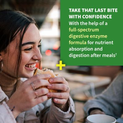 Garden of Life Dr Formulated Digestive Enzymes with Papain, Bromelain, Lipase for Digestion &amp; Nutrient Absorption - Organic Digest+ - Vegan, Gluten-Free, Non-GMO, Tropical Fruit Flavor, 90 Chewables