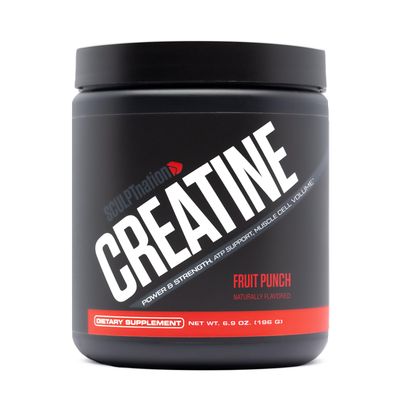 Sculpt Nation by V Shred Creatine - Premium Creatine Monohydrate Powder to Support Muscles, Energy, and Brain Function, Fruit Punch Flavored Creatine - 30 Servings