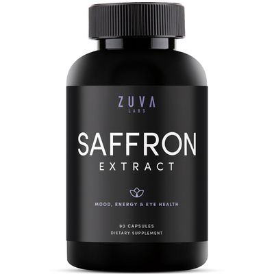 Saffron Supplements - 100% Pure Saffron Extract Mood Enhancer for Women and Men. Saffron Supplement with 90 Servings. Saffron Capsules for Eye Health